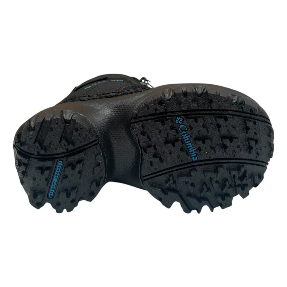 Columbia Rope Tow III Toddler Boys Girls Waterproof Snow Boots Size 8 Black Blue